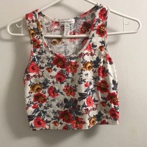 Floral crop top